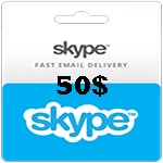 کارت اسکایپ 50 دلاری