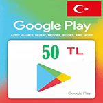 گیفت كارت گوگل پلی 50 لیر ترکیه