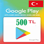 گیفت كارت گوگل پلی 500 لیر ترکیه